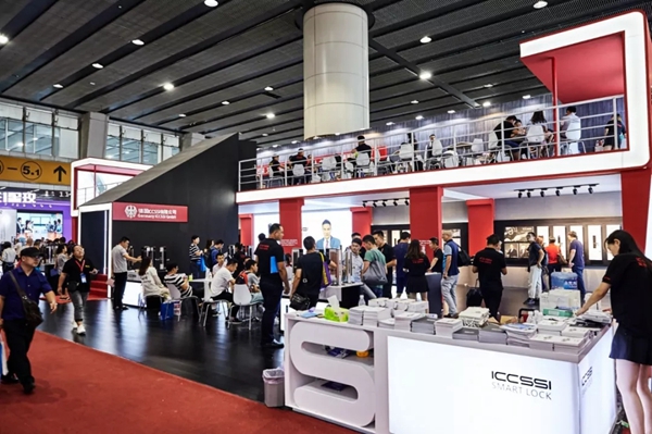 ICCSSI艾棲智能鎖展位火爆廣州建博會
