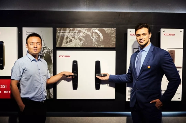 ICCSSI艾棲智能鎖展位火爆廣州建博會